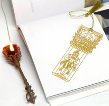 Load image into Gallery viewer, PANDU GOLD PLATED BOOKMARK