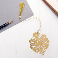 Load image into Gallery viewer, Mughal Boota Metal Bookmark
