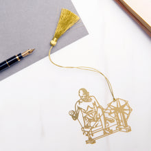 Load image into Gallery viewer, Mahatma Gandhi Metal Bookmark