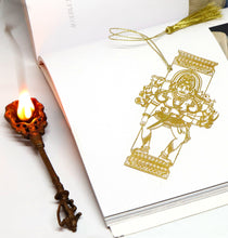 Load image into Gallery viewer, BHAGWAN GOLD PLATED BOOKMARK