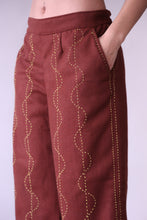 Load image into Gallery viewer, Brown Pants Yellow Snake Line
