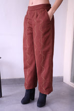 Load image into Gallery viewer, Brown Pants Yellow Snake Line
