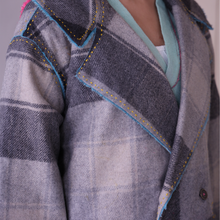 Load image into Gallery viewer, Grey Check Jacket
