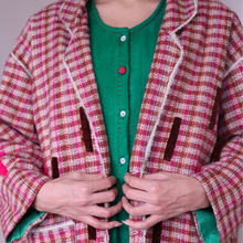 Load image into Gallery viewer, Pink Checks Jacket

