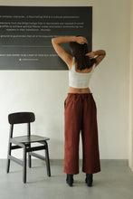 Load image into Gallery viewer, Brown Pants Yellow Snake Line
