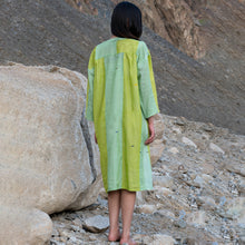 Load image into Gallery viewer, Green Stripe Patch V Neck
