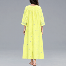 Load image into Gallery viewer, Centre Joint Gather Dress Yellow
