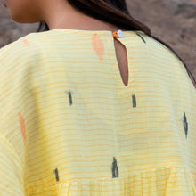 Load image into Gallery viewer, Yellow Pleated Bodice
