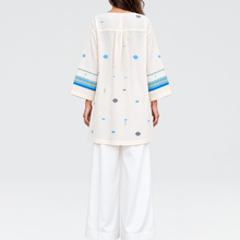 Load image into Gallery viewer, Japanese Tie Top offwhite
