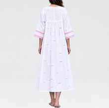 Load image into Gallery viewer, Centre Joint Gather Dress White
