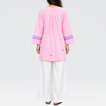 Load image into Gallery viewer, Japanese Side Tie Pink Top
