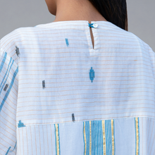 Load image into Gallery viewer, Pintuck Dress Indigo highlight
