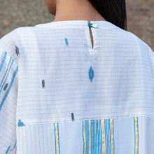 Load image into Gallery viewer, Pintuck Dress Indigo highlight

