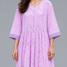 Load image into Gallery viewer, Centre Joint Gather Dress Lavender
