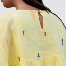 Load image into Gallery viewer, Yellow Pleated Bodice
