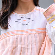 Load image into Gallery viewer, Peach Pleated Bodice
