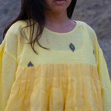 Load image into Gallery viewer, Yellow Pleated Bodice
