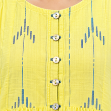 Load image into Gallery viewer, Centre Joint Gather Dress Yellow

