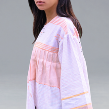 Load image into Gallery viewer, Peach Pleated Bodice

