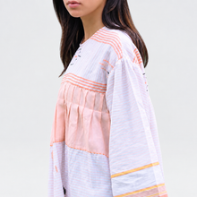 Load image into Gallery viewer, Peach Pleated Bodice
