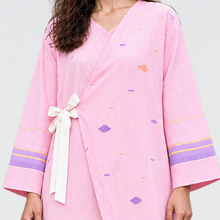 Load image into Gallery viewer, Japanese Side Tie Pink Top
