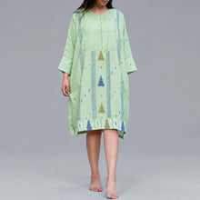 Load image into Gallery viewer, Green Japanese Dress
