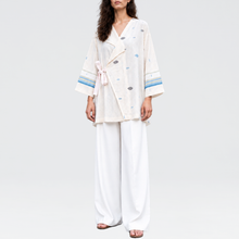 Load image into Gallery viewer, Japanese Tie Top offwhite
