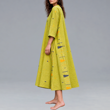 Load image into Gallery viewer, Manderine Collar Olive Kurta
