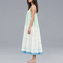 Load image into Gallery viewer, Tiered Slip Dress Pastel Green
