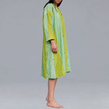 Load image into Gallery viewer, Green Stripe Patch V Neck
