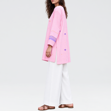 Load image into Gallery viewer, Japanese Side Tie Pink Top
