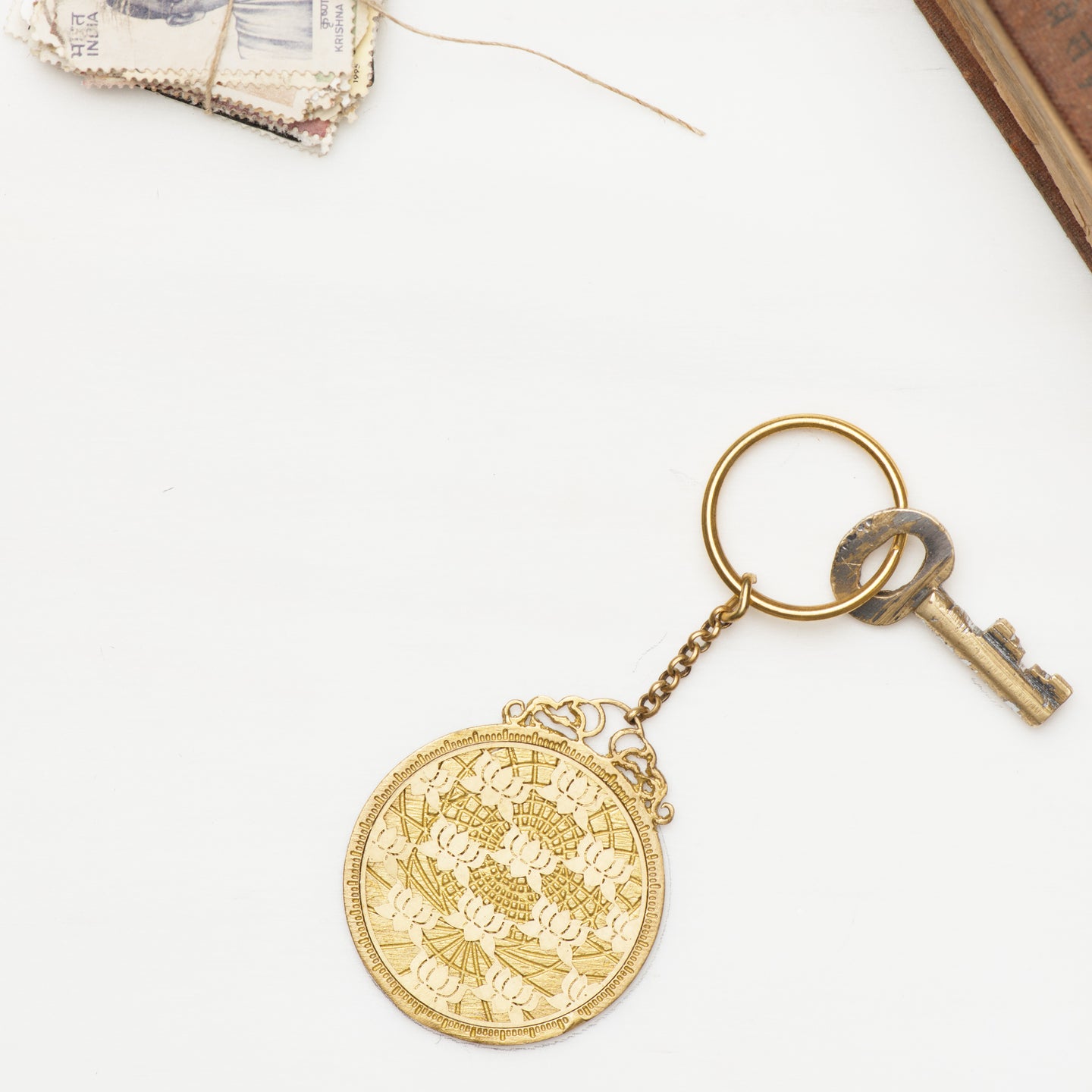 Capra Lotus Keychain