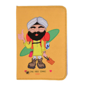 The Hitch Hiking  Yellow Sardar Passport Cover