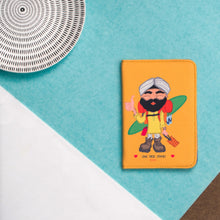 Load image into Gallery viewer, The Hitch Hiking  Yellow Sardar Passport Cover
