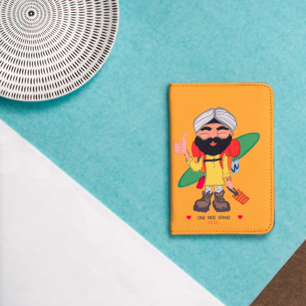 The Hitch Hiking  Yellow Sardar Passport Cover